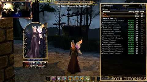 Shroud of the Avatar - Using the Deck Manager to control you armor, clothing and weapons