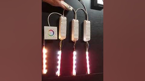 LTECH | RGBWY Q5 remote - Single, 4 zones control, work with 5CH wall panel