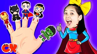 Finger Family Superheroes | Super Team & More Kids Song | Chiki Chaka