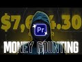 Money counting effect in premiere pro