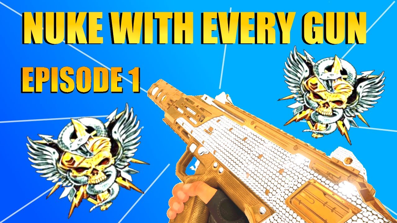 GETTING a NUKE with EVERY GUN in BO4! Episode 1 - Spitfire