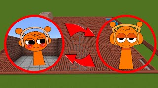 I Summon Incredibox Sprunki ALL OREN PHASE in Maze Gmod Minecraft!