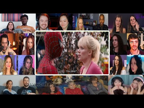 Spider Man Saves Gwen Stacy From Crane Disaster Scene Spider Man 3 2007 Reaction Mashup
