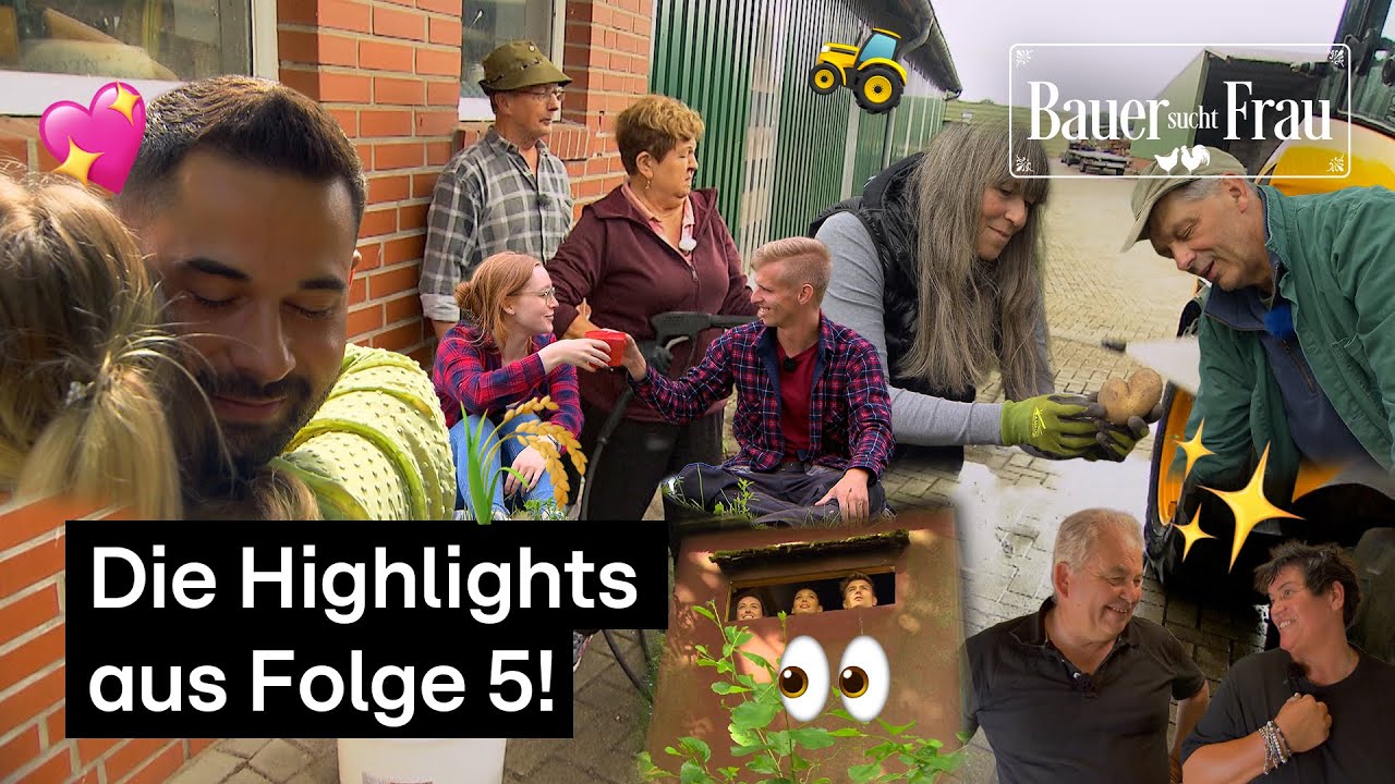 Jede Menge Herzklopfen 💕 Die besten Momente aus Folge 5! | Bauer sucht Frau | Staffel 21 🚜✨
