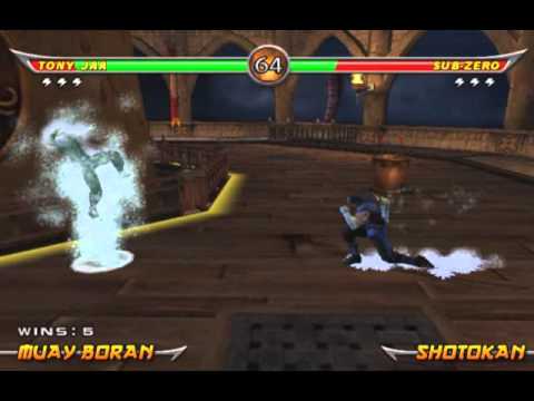 Tony Jaa vs Sub Zero Mortal Kombat