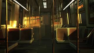 UE4 Subway scene relight exercise