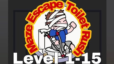 Maze Escape Toilet Rush Level 1-15 gameplay