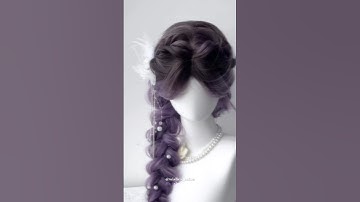 Cute hair style 🎀💫 #aesthetic #viralvideo #shorts #hairstyle