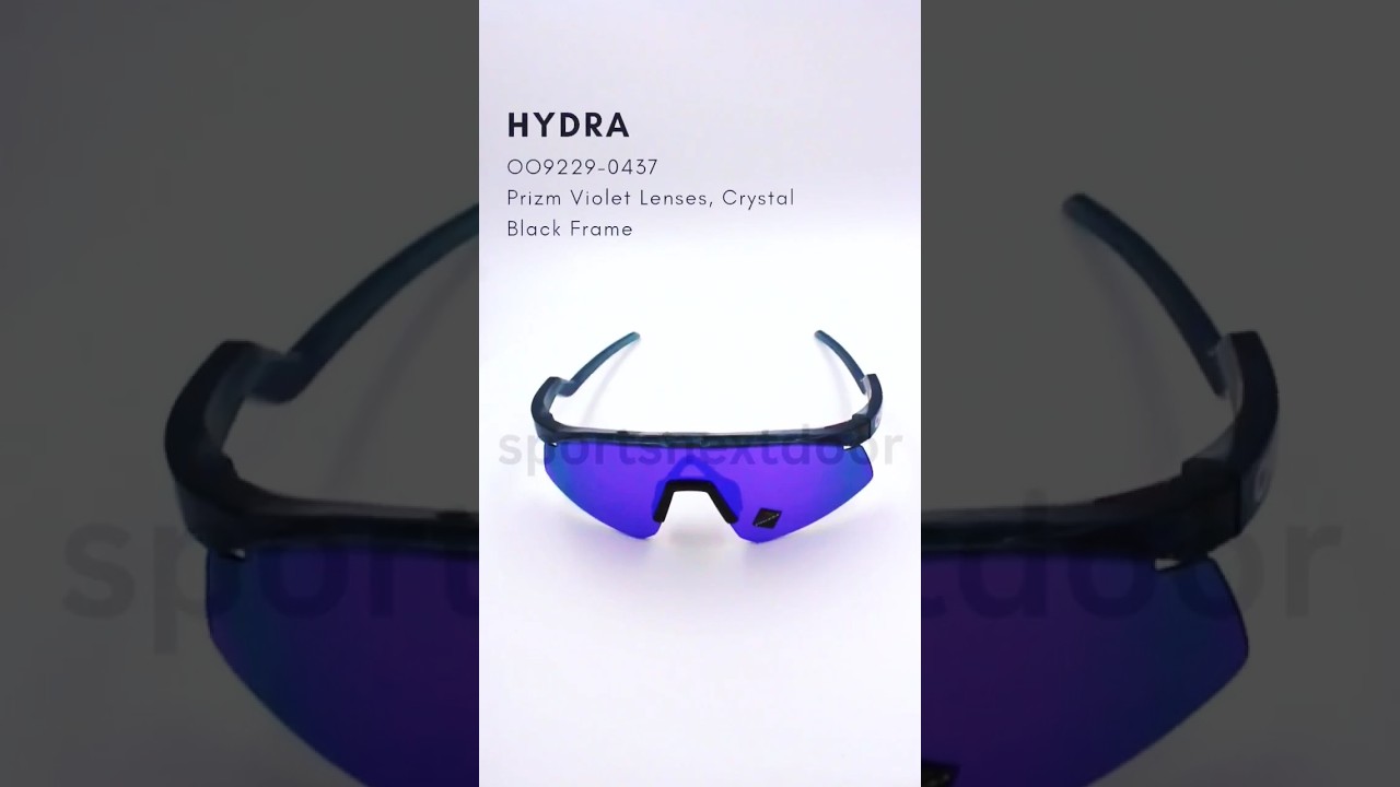 Oakley Hydra Prizm Violet Lenses, Crystal Black Frame Sunglasses | Oakley®