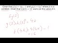 Composition of Functions Compound Functions in 110 seconds