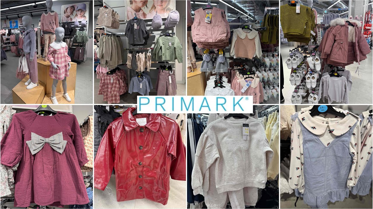 Primark kids girls clothes 1-8 years new collection / September 2025