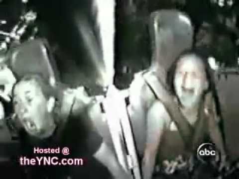 Funny roller coaster screaming!