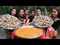 Amazing cooking egg fried with mushroom recipe in my family