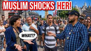Muslim Shocks her!! Hashim Vs Christian Lady | Speakers Corner | Hyde Park