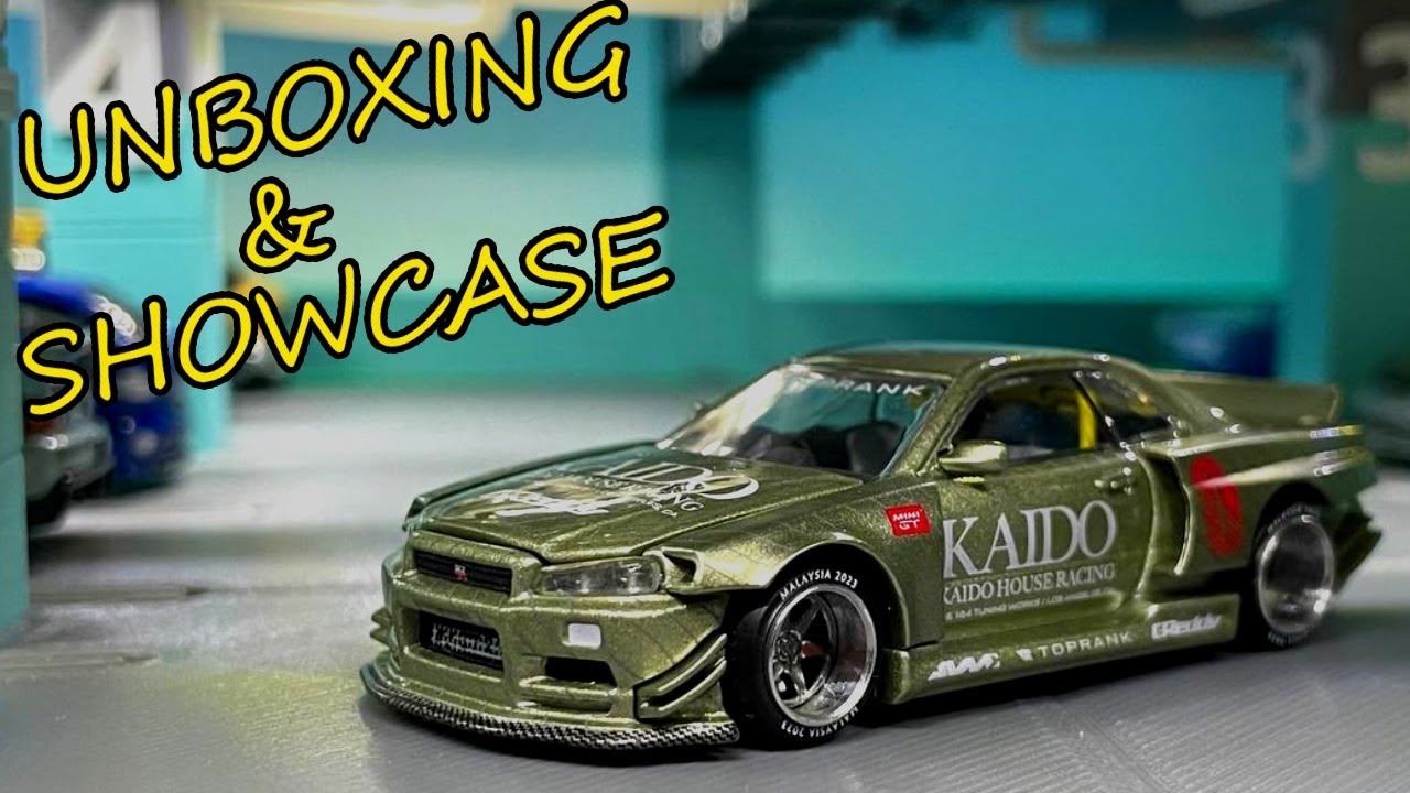 Unboxing & Showcase Kaido House Nissan Skyline GT-R R34 (Malaysia