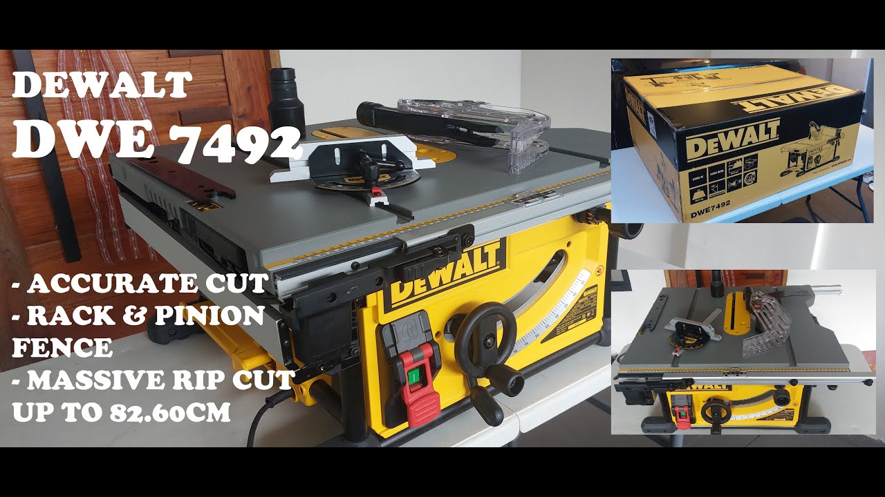 TOOL GUIDE  DEWALT DWE 7492 - B1 Unboxing & Review.. AMAZING FENCE 