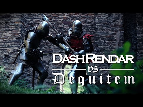 All fights: Dash Rendar vs Dequitem | realistic, non-choreographed medieval combat