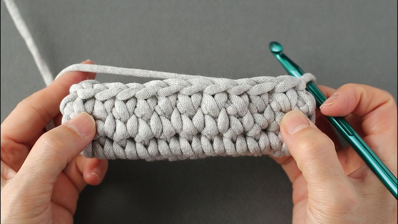 かぎ針編み「メリヤスこま編み」の編み方 | かぎ針編みレシピ・無料