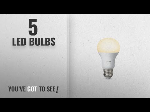 Top 10 Led Bulbs [2018]: Philips Hue White Single LED E27 Light Bulb, Works with Alexa, 9.5 W