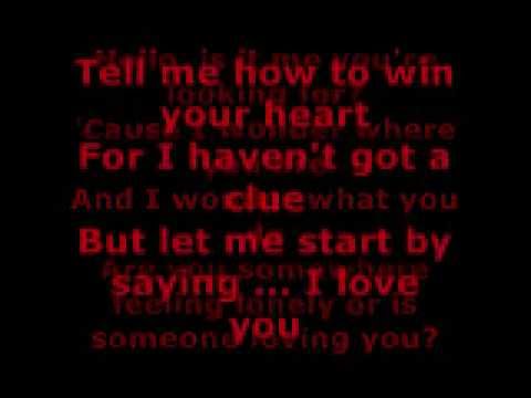 Lionel Richie - Hello - Lyrics