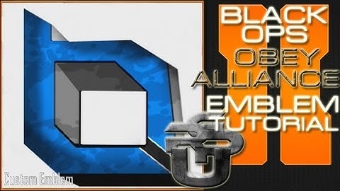 Obey Logo : Call of Duty Black Ops 2 Emblem Tutorial