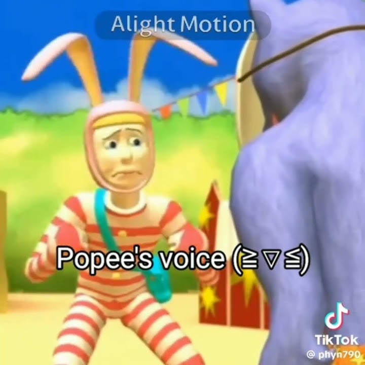 Popee's voice (≧∇≦) #popee #voice #edit #capcut