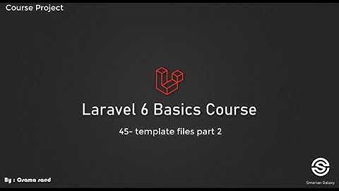 53- laravel blog project  46- template files part3 - arabic [عربي]