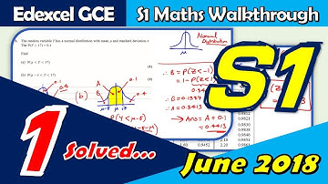 S1 Edexcel June 2018 | Question 1 Walkthrough | Discrete Random Variables (GCE Maths 6683)
