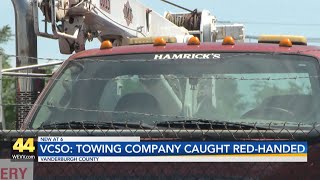 Vanderburgh County Sheriff's Office to end contract with Hamrick's Towing and Recovery after