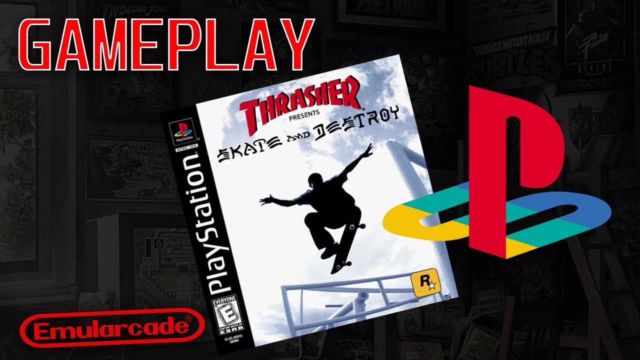 JOGOS ALEATORIOS DE SKATE NO PLAYSTATION 1 