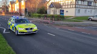 Merseyside Police 2018 Plate- BMW 330d Responding At Speed On Blue Lights and Sirens!
