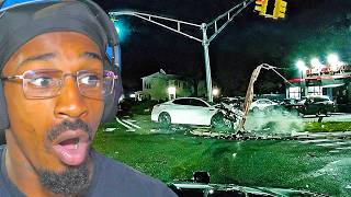 Stolen Kia Crashes into SUV During Police Chase Bodycam Reaction Poppa Benji