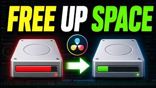 How to free up Davinci Resolve disk space