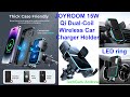 SAMSUNG 15W Qi Dual-Coil Wireless Car Charger Holder From JOYROOM TESTING