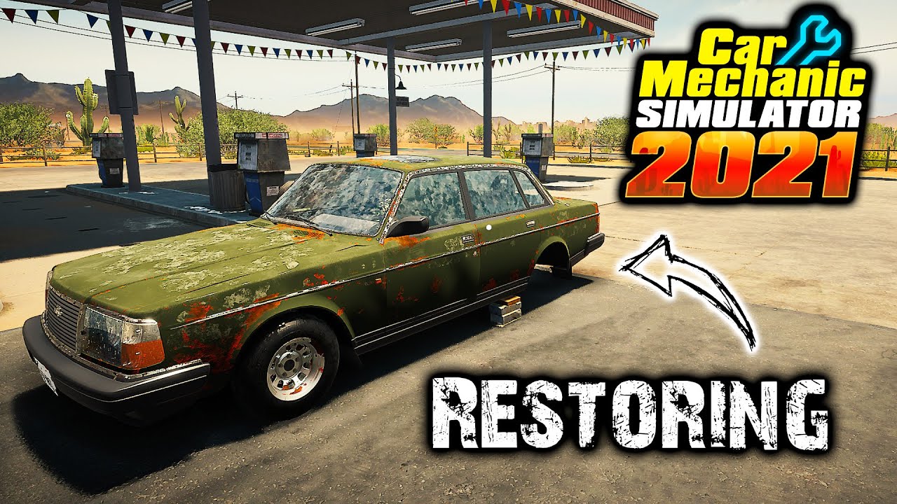Restoring This RUSTED car in Car Mechanic Simulator 2021 - YouTube