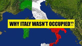 Why italy wasn't occupied after WW2?