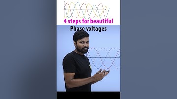 How to draw 3 phase voltages