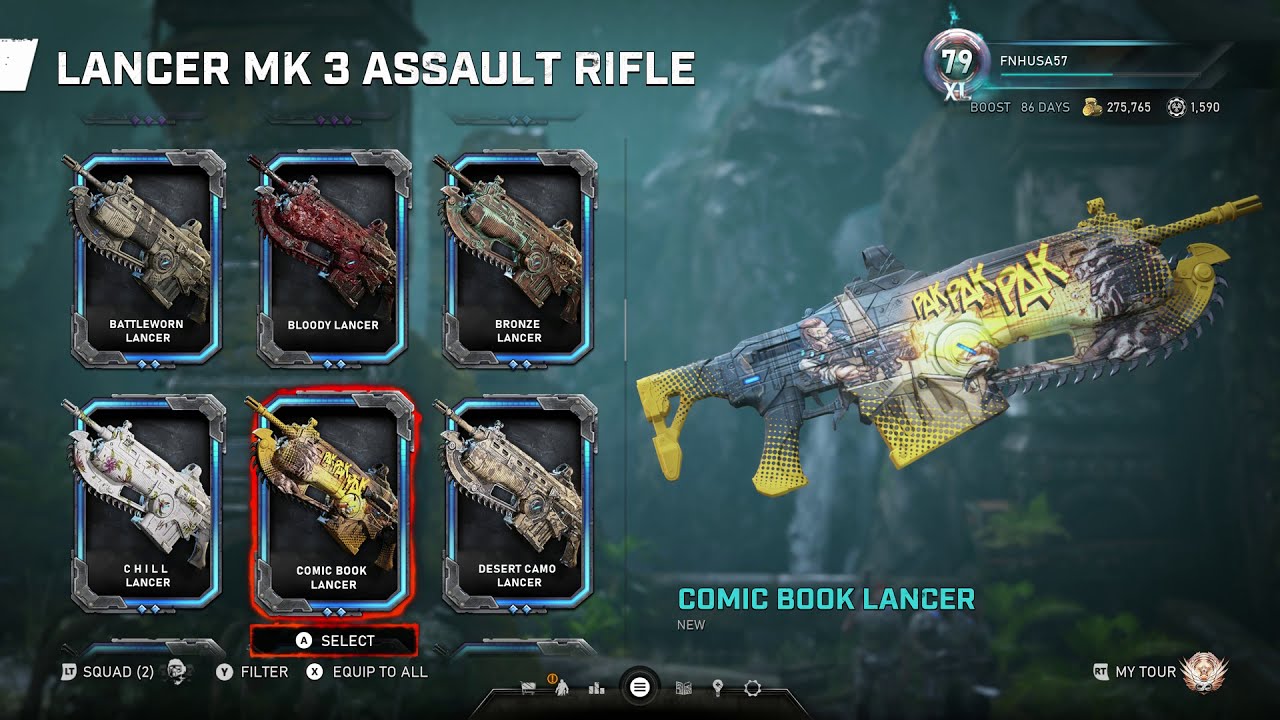 Gears 5: How to unlock the Comic Book weapon skins & complete the Predator Hunt medals