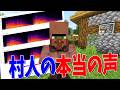 マインクラフトの村人が本当は何を話しているか科学的に調べてみた