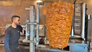 This Chicken Doner Is So Big They Brought It By Crane - Turkish Street Food Compilation
