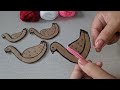 Amazing Hand making bird design trick | Super Woolen bird making