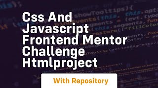 Css and javascript frontend mentor challenge htmlproject screenshot 4