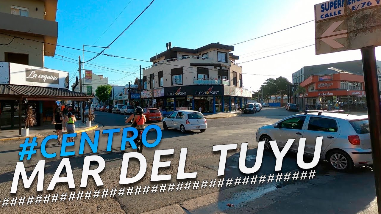 Recorriendo MAR DEL TUYÚ CENTRO I LA COSTA BUENOS AIRES I ARGENTINA I 4K TOUR Walking