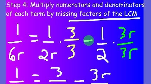 Solve Rational Equations (Monomial Denominators) (Ex 1)