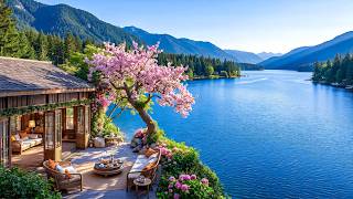 Peaceful Spring Morning by the Lake 🌺 Nature Sounds, Soft Piano for Study, Calm & Focus screenshot 5