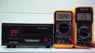 Стабилизатор напряжения Luxeon LDR-1500 (1050Вт), для котлов отопления,  тв и видео техники