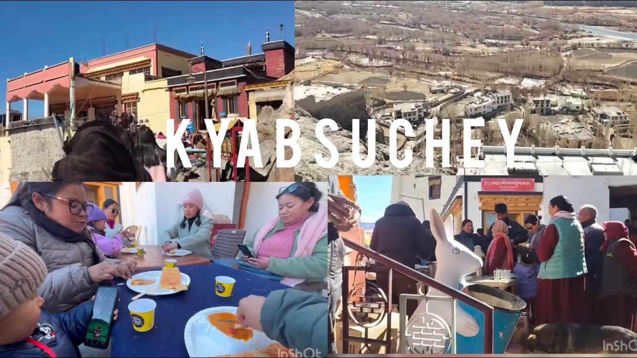 🙏going to Spitiuk gompa🙏#Nearby airport,🥰￼￼￼