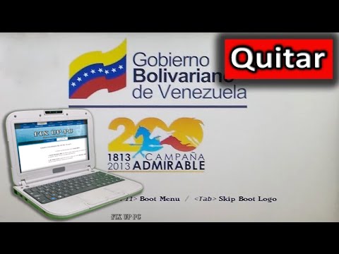 Canaima Liceo: Quitar La Imagen Del Gobierno, Entrar en la BIOS, Sin Errores 2016 [Actualizado]
