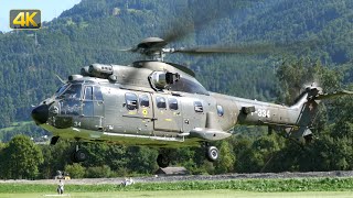 Swiss Air Force Eurocopter AS532UL Cougar (T-334) Engine Start &amp; Lift Off