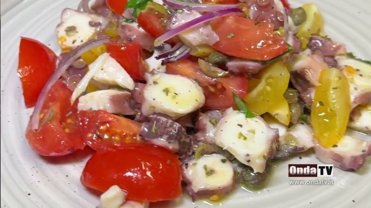 Insalata di Polpo all'Eoliana: la ricetta freschissima del Ristorante La Bitta di Milazzo